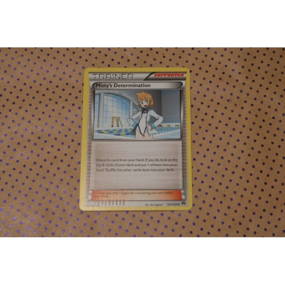 Misty's Determination 104/122 Pokemon Card (2016)